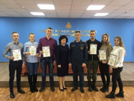 Награждение студентов КГУ, которые приняли участие в 1 этапе Всероссийских соревнований «Человеческий фактор»