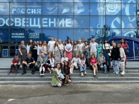 Студенты КГУ – участники программы «Знание» на выставке «Россия»