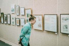 Выставка учебных работ студентов открылась в музее ИКИ